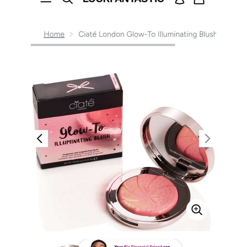NEW Ciaté Glow-To Illuminating Blush — Pink Radiance PINCH ME SHADE - Picture 3 of 6